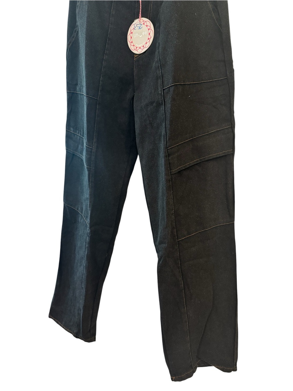 NWT Umgee Black Panel Cargo Pants - Picture 3 of 7